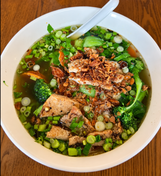 60. Grilled Chicken & Vegetables Rice or Egg Noodle Soup