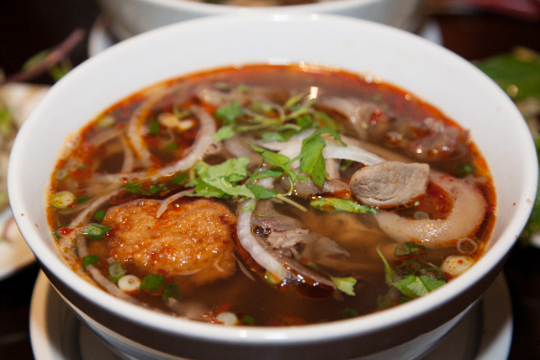 P12. Spicy Hue noodle soup