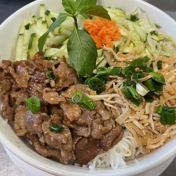 #24. Vermicelli with Grilled Pork & Seasoned Shredded Pork