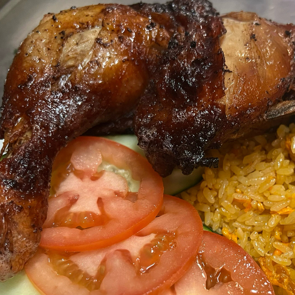 #60. Roasted Chicken with Fried Rice - Com Ga Roti