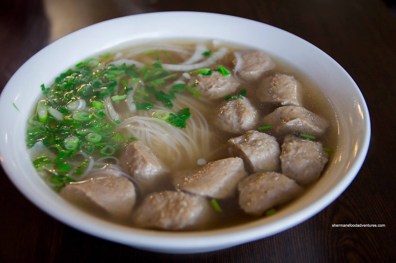 N3. Meatballs Noodle Soup - Pho Bo Vien