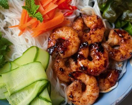 B4. Grilled Shrimp Vermicelli - Bun Tom Nuong