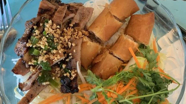 51. Grilled Pork and Spring Rolls with Vermicelli