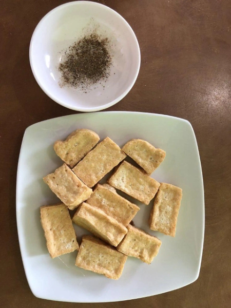 Baguette with Fried Tofu Banh Mi