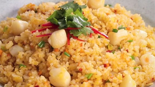 CC3.. Com Chien So Điep/Fried Rice and Grilled Scallop