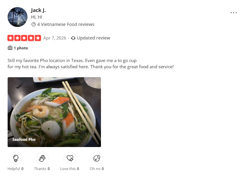 Customer review