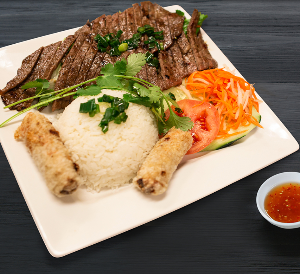CM6. BBQ Beef & Egg Roll Rice Plates