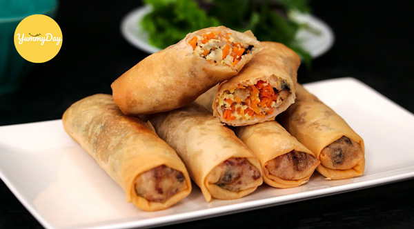 A06. Vegetarian Fried Egg Roll - Cha Gio Chay