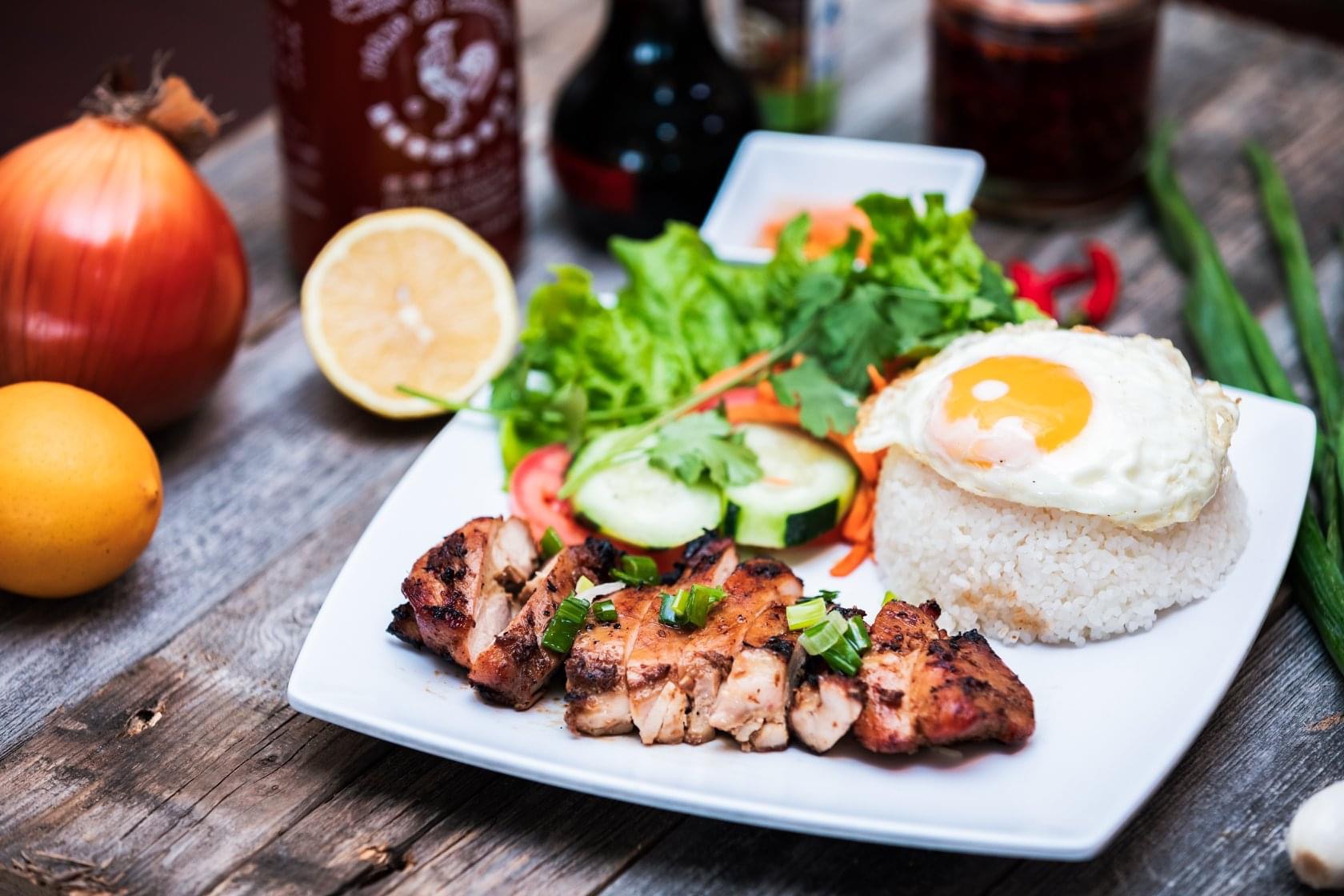 C2. Grilled Chicken Rice Platter 