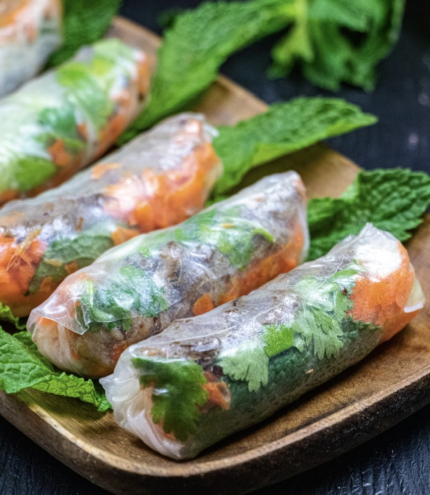 A3. Grilled Beef Spring Rolls