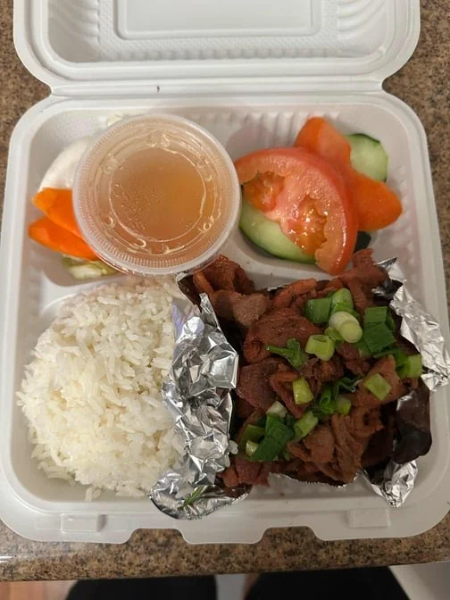 D2. Charbroiled Pork Chop with Steamed Rice