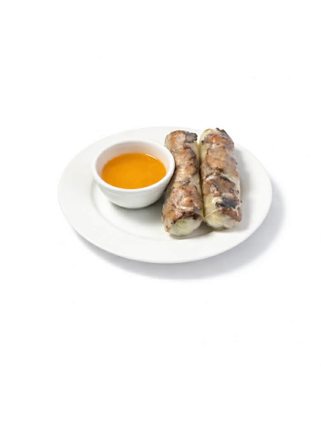 Grilled Meat on Spring Rolls (2)