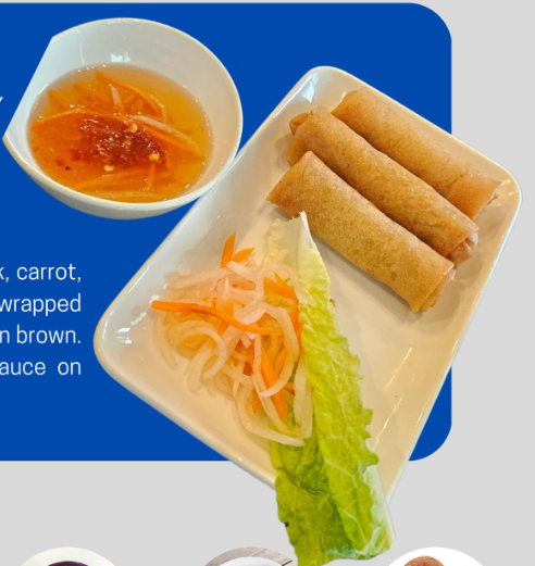 1. Cha Gio (Spring Roll) (3 Rolls)
