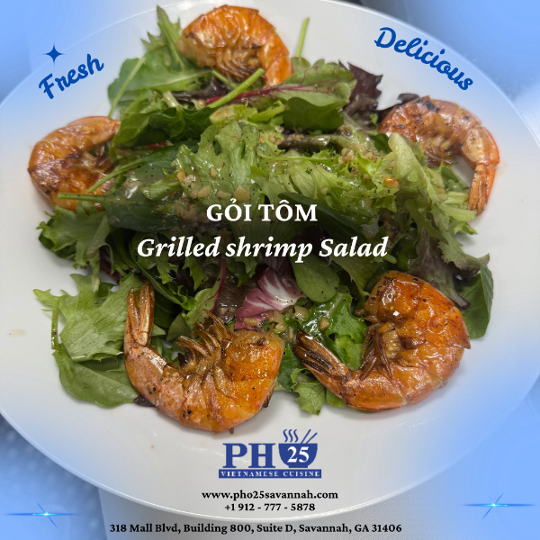 9.. Goi Tom hoac Ga Nuong | Salad with Grilled Chicken or Shrimp