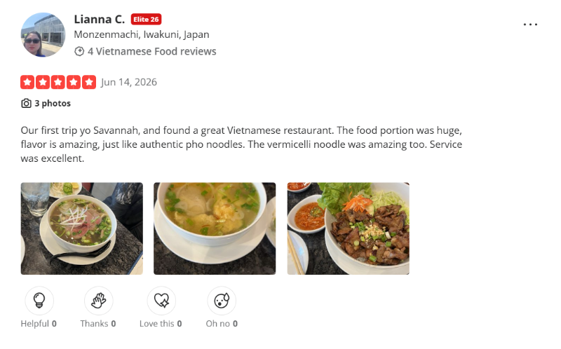 Customer review