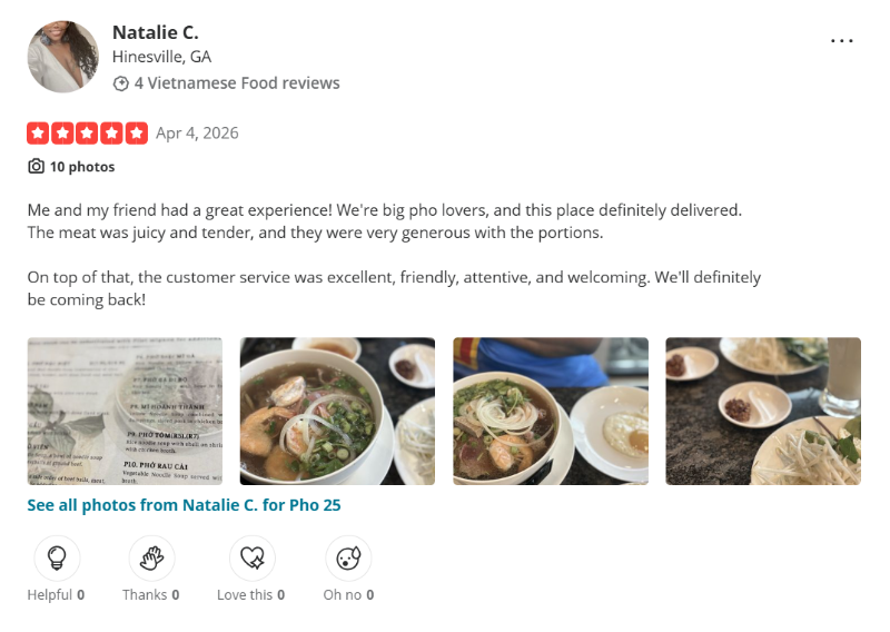 Customer review