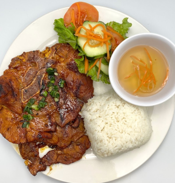 01. Pork Chop Rice Plate (Com Tam Suon)