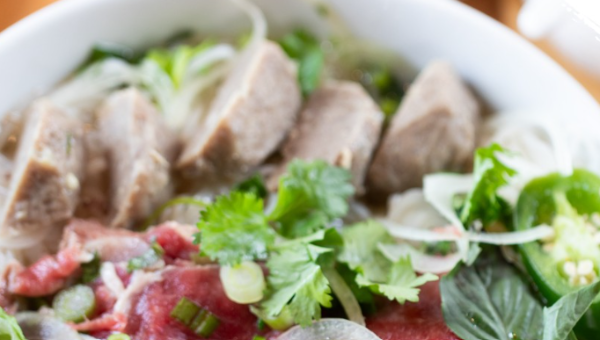02. Steak Meat Ball Pho (Tai Bo Vien) Large