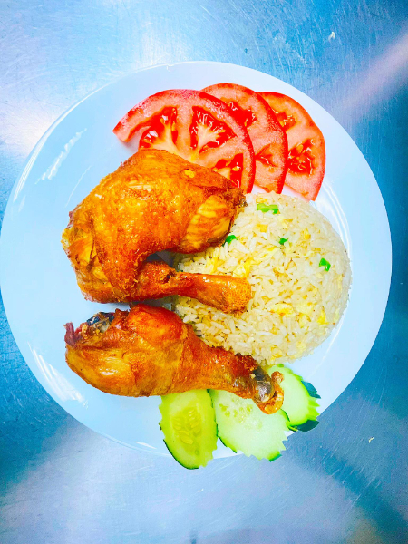 R9. Vietnamese Deep-Fired Chicken (Com Ga Xoi Mo)