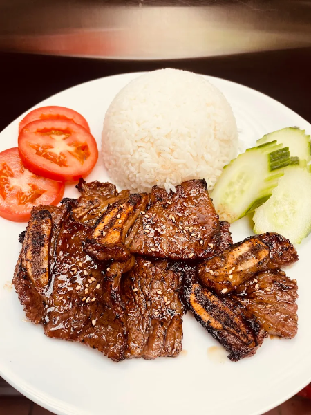 R3. Korean Bbq Beef Short Ribs (Com Suon Bo Dai Han)