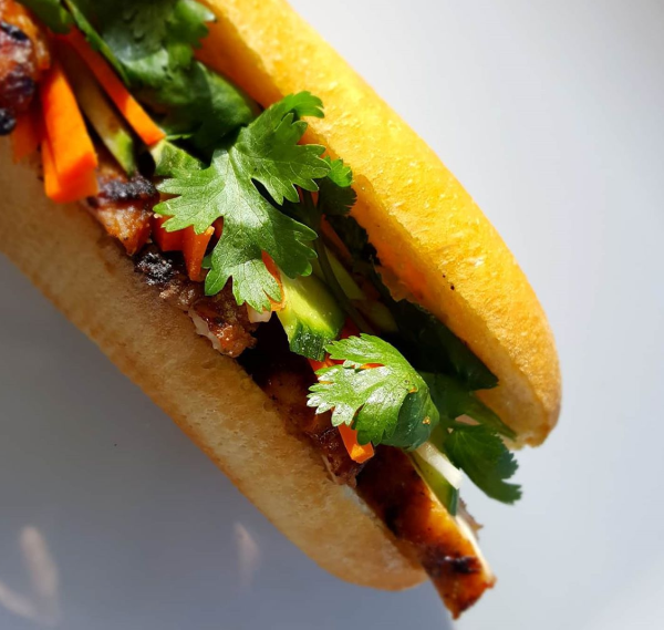 Crispy Pork Belly Sandwich